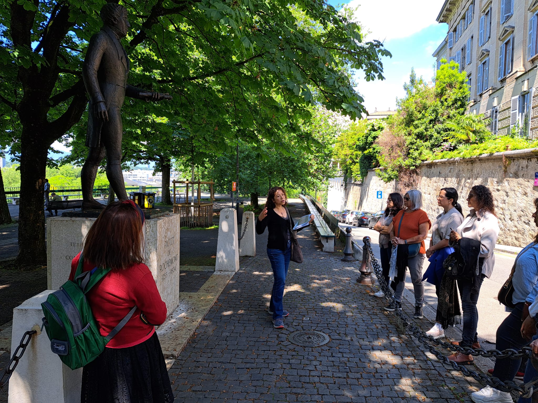 Diana Ortiz en visite guidée